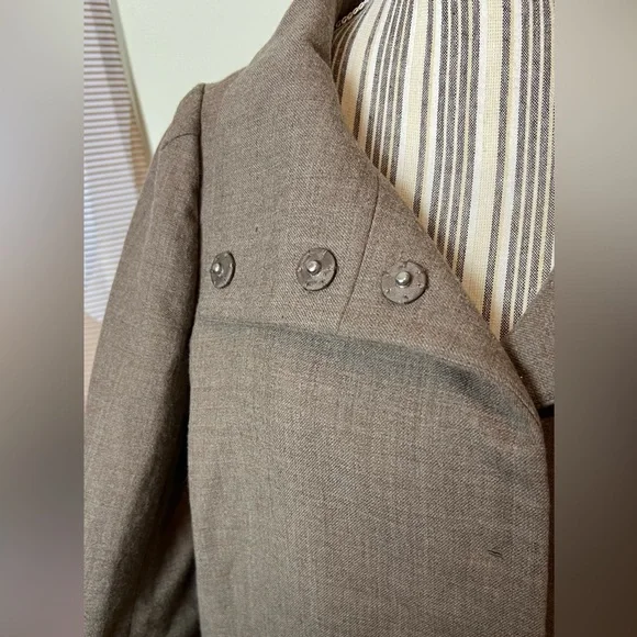 Ann Taylor Wool Coat Dress Sz Large Career - Picture 5 of 6